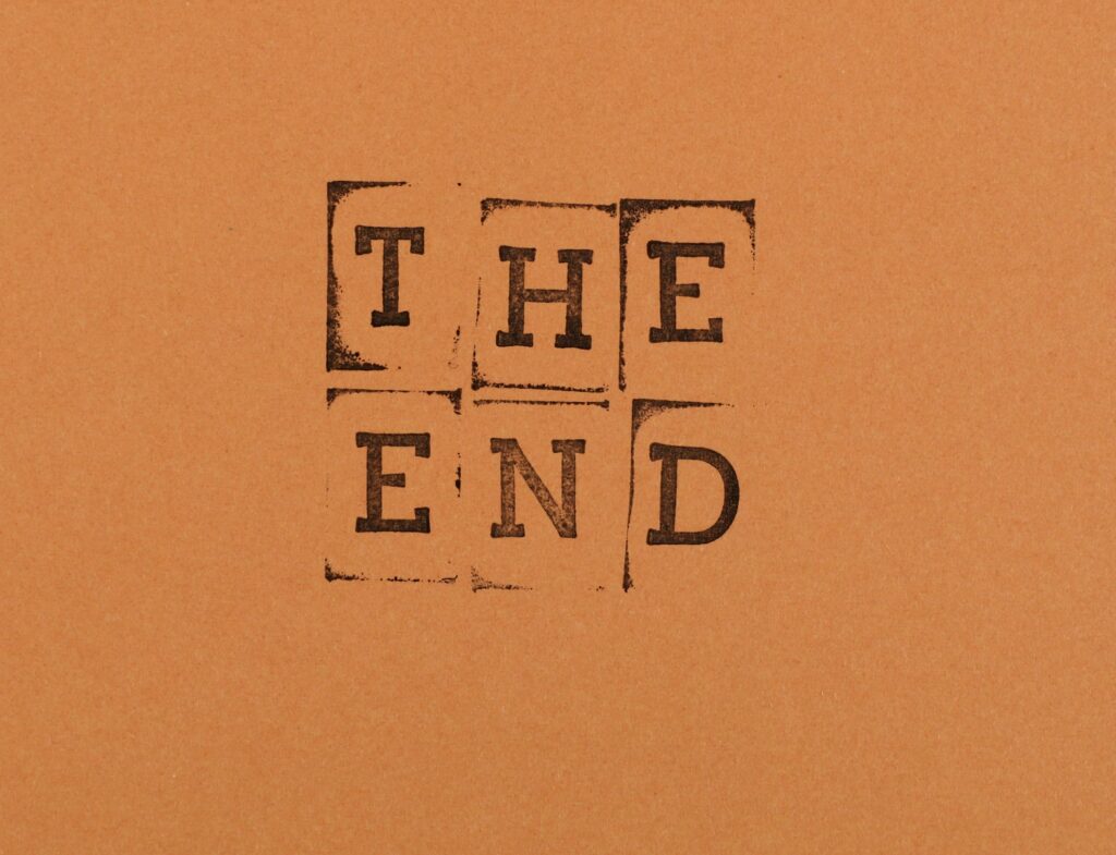 the end